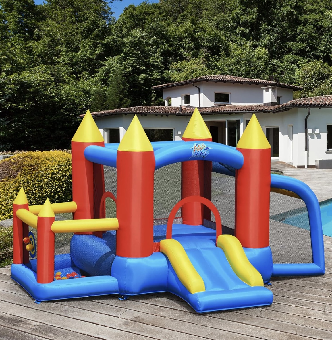 Petit Chateau gonflable couleur Petit Chateau gonflable couleur