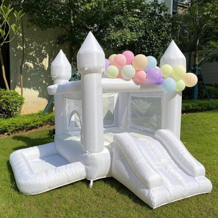 Petit Chateau gonflable Blanc