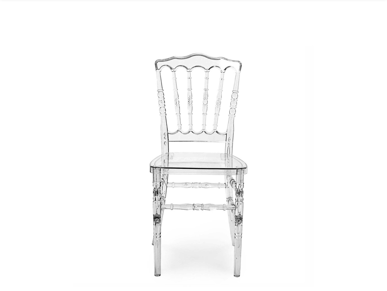Chaise Napoléon transparente Chaise Napoléon transparente