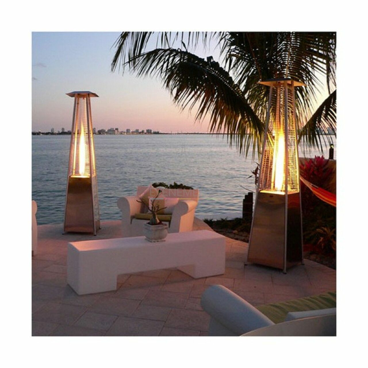 Parasol chauffant pyramidale 13kw Parasol chauffant pyramidale 13kw – Image 2